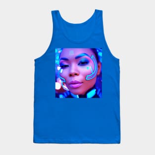 Enhanced Cyberpunk Woman Tank Top